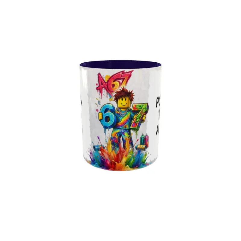 6 7 six seven (poza si nume), cana ceramica, 330ml, cgs1846b